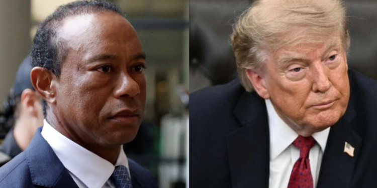 Trump Comments on Tiger Woods Suspension